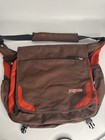 Jansport Messenger Laptop Bag Brown Shoulder Computer Cross Body