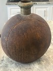 Antique Indian Dovetail Hand-hammered Copper Large Metal Water Jug Or Bottle 24   