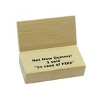 Open In Case Of Fire Surprise Box Gag Gift Practical Joke Office Prank Toy Trick
