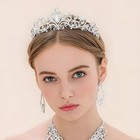 Princess Crown For Women Crystal Queen Tiaras For Girls Bridal Hair Accessories