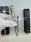 Montblanc Rudyard Kipling Writers Edition Silver Rollerball Pen Rare