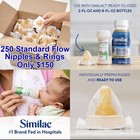 250 Similac Baby Formula Twist Nipples   Rings Infant Bottle Standard Flow New