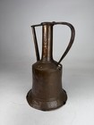 Antique 17-1800s Islamic Copper Ewer Pitcher Primitive Water Jug Spout 8 x13 