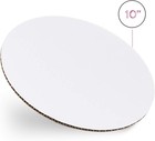 10 Inch White Cake Boards  48 Pack  Round Circle