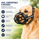 Adjustable Dog Muzzle Silicone Breathable Strong Basket Dogs Mouth Muzzles Usa