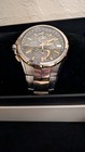 New Seiko Men s Solar Coutura Perpetual Chronograph Two Tone Watch Ssc376
