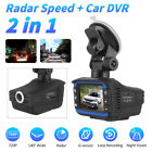 2in1 Anti Radar Laser Police Detector Speed Car Recorder Dash Camera Night