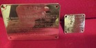 Original Brass Eco Air Meter Id Tag 246 Awtl Id   Latch Tag very Rare 