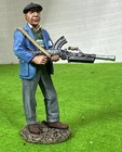 King   Country   Wwii French Soldier   Maquisard With Bren Gun   Dd352   Euc Box
