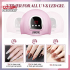 Uv Led Nail Lamp 54w  Professional Nail Dryer Gel Polish Light  Uv Light With 3
