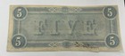  the Lincoln Note  Civil War 1864 Five Dollar Confederate Note  7943