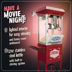 Movie Theater Style Popcorn Machine Maker With 12 Oz Stainless Steel Kettle New