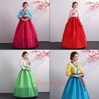 Korean Traditional Costume Women Hanbok Dress Set Performance Dance Clothing 