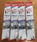 Lot Of 4  Eagle Claw Baitholder Snelled Hooks  Size 6  6 Pack  24 Total Hooks