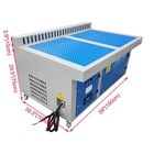 220v 59 downdraft Dust Table Dual Filter Side Suction Weld Polish Dust Collector