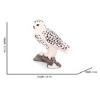 Snowy Owl Bird Animal Figure Toy Pvc Wildlife Small Figurine Birthday Gift