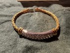Roberto Coin 18k Woven Gold 1 46 Ctw Diamond Bracelet 1226 Vi Italy 22 6g