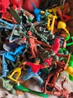 300 Pcs 1950s To 1970s Tim Mee Mpc Marx  Plastic Toy Cowboys Indians Dinos Army 