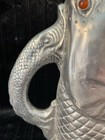 Arthur Court Fish Pitcher N  Pike Muskie 11 3 4    1977 Metal Decorative   read  