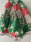 Christmas Tree Skirt 52  Handmade Quilted Xmas Tree Home Decor Holiday