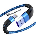 2pack For Iphone Charger Cord 6ft  Lighting Cable To Usb Charging 6 Feet Blue