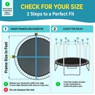 Machrus Upper Bounce Replacement Round Trampoline Safety Enclosure Net Set Kit