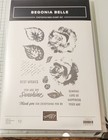Stampin Up Begonia Belle Product Of The Month Stamp Set  brand New