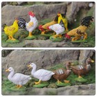 30pcs Model Trains Pvc O Scale 1 50 Farm Animals Poultry Chicken Duck Goose