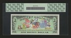 2002  1 Disney Dollar Steamboat Willie Pcgs 66 Ppq  gem New 
