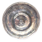 Vintage  Sterling Silver Scrap Lamerie 900 Candle Holder Weighted Reinforced