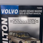 Chilton Volvo 1970-1989 Coupes Sedans Wagons Repair Manual  72300