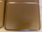 Vtg Set Of 12 Eastern Airlines Serving Food Dining Tray Brown Plastic 14   x11 75   
