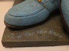 Elvis Presley Lamp Blue Shoes Record Rock   Pop Music Collectible No Shade