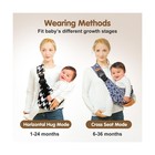 Yemyig Baby Sling Carrier baby Sling For 10-30lbs black  Black