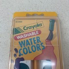 Vintage Crayola Washable Watercolor Set 16 Colors With Paint Tray   Brush 1991
