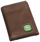 Mens John Deere Tri-fold Leather Wallet  brown  - Lp12269