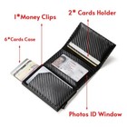 Air Tag Wallet Slimpop Up Wallet With Rfid Technology Leathercredit Card Holder