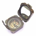 Vintage Kelvin   Hughes Solid Brass Brunton Compass  Nautical Antique  1917