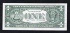 1969-b  1 Frn Federal Reserve Note    missing Overprint Error    Gem Uncirculated