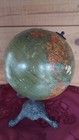 Antique 8  Terrestrial World Globe W cast Metal Claw Feet 1924-1935 Parts repair