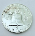 1956 Franklin Half Dollar Choice To Gem 90  Silver Proof Coin From Proof Set 852