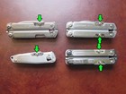 Leatherman Free P2 P4 Arc T2 T4 Thumb Stud Stainless Steel Knife Blade Opener 3x