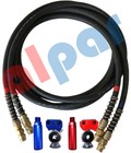Rubber Air Line Set 12  W red   Blue Handles And Gladhands Ref 11-8112