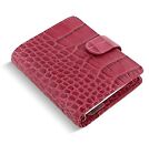 Filofax Pocket Classic Croc Print Leather Organizer Agenda Weekly Planner 2022