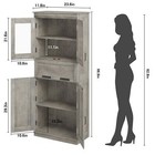 67  Tall Kitchen Pantry Cabinet  bathroom Storage Cabinet With Doors And Drawers
