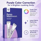 Nadiminish Purple Color Correcting Mouthwash Sachets - 20 Count