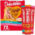 2 Pack Hartz Delectables Squeeze Up Cat Treats 144 Tubes 0 5 Oz Variety