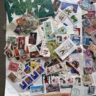 Huge Lot Of Vintage Mid-century U s    International Canceled Stamps 