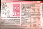 7061 Vintage Simplicity Sewing Pattern Girls Boys Pants Shorts Top Toddler Oop