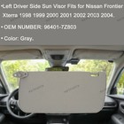 Left Driver Side Sun Visor Fits For Nissan Frontier Xterra 1998-2004 96401-7z803